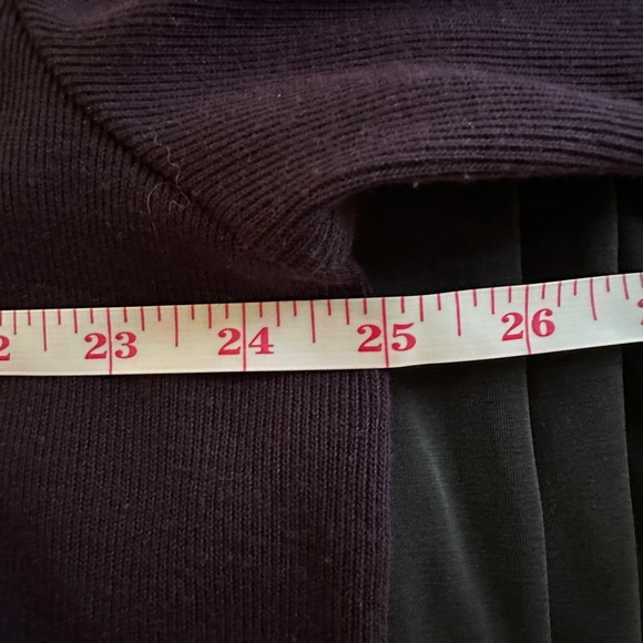 Lennie LNY New York lightweight sweater top burgundy XL with fringe detailing - Picture 8 of 10